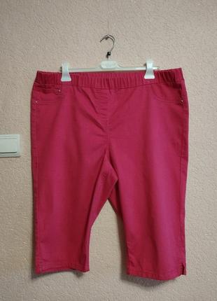 Шорти бріджи рожеві,яскраві,жіночі,розмір 20(48) на 54-56розмір від george3 фото