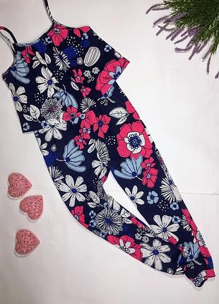 Летний яркий комбинезон ромпер девочке matalan, 7 лет