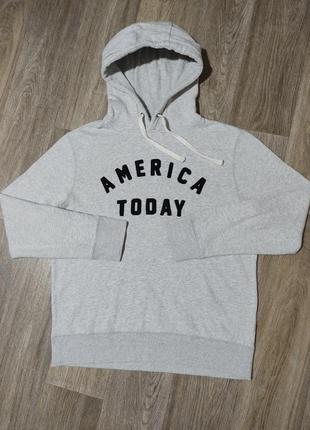 Мужское худи / america today / кофта с капюшоном / толстовка / свитер / свитшот / мужская одежда / чоловічий одяг /