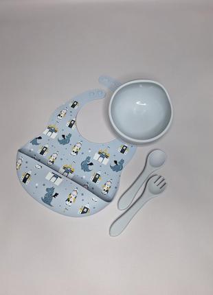 Силиконовая посуда для детей