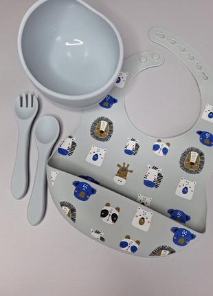 Силиконовая посуда для детей