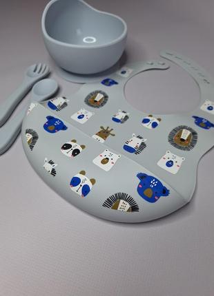 Силиконовая посуда для детей