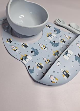 Силиконовая посуда для детей