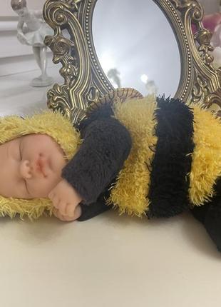 Кукла спящий младенец в костюме пчелки от anne geddes!!!3 фото