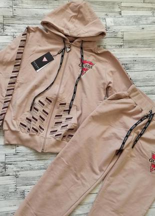 Спортивный костюм с стразами guess