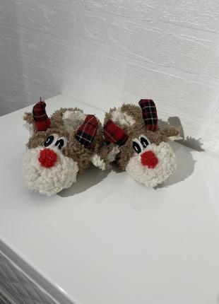 Тапочки хатні іграшкові мордочки