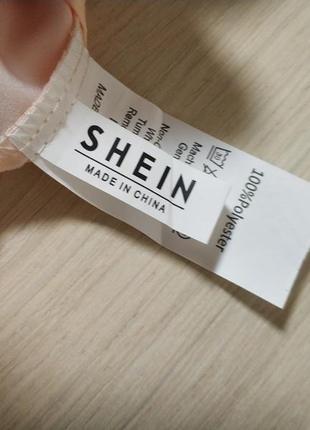 Shein стильна струмуюча сорочка рубашка вишиванка квітковий принт оверсайз бренд shein, р.l8 фото