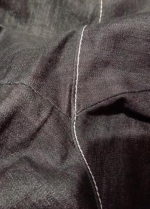 Летние укороченные джинсы 7/8 ,с высокой талией и шнуровками по низу5 фото