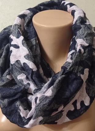Стильний брендовий шарф-хомут. снуд