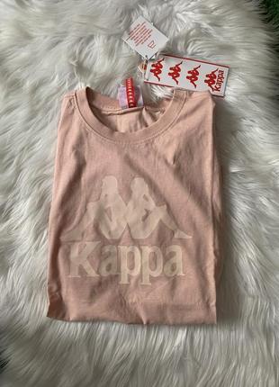 Kappa women's pink tahantix logo t-shirt cotton5 фото