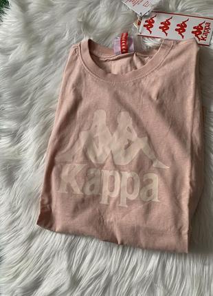 Kappa women's pink tahantix logo t-shirt cotton6 фото