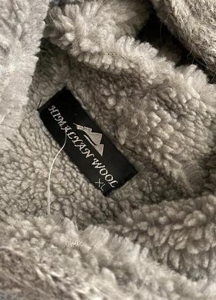 Тёплая шерстяная куртка кофта кардиган свитер5 фото