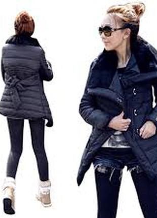 Асиметрична курточка з бантом