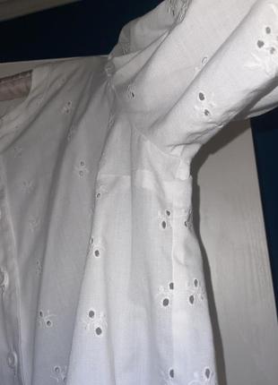 Шикарная выбитая блуза с фонарями р xl-xxl3 фото