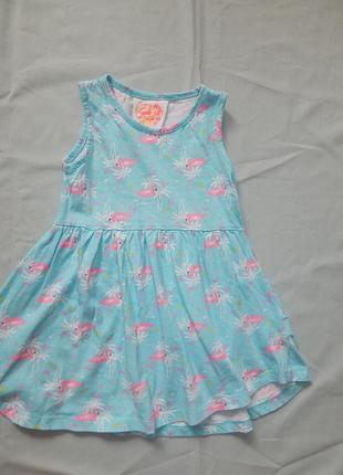 Сарафан платье легкое трикотажное на 5-6 лет до 116 см