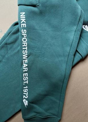 Мужские спортивные штаны джоггеры на флисе nike. новые оригинал6 фото