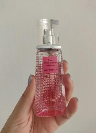 Духи live irresistible rosy crush 30 ml givenchy оригинал