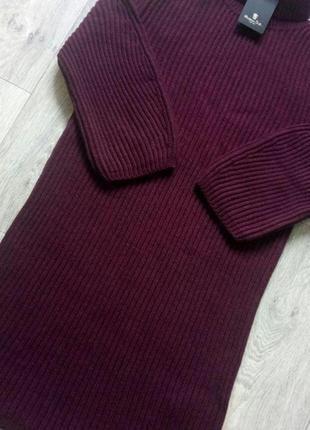 Шерстяное платье-свитер из альпака4 фото