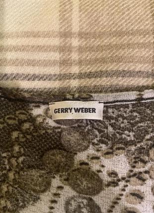 Футболка-сеточка с принтом gerry weber2 фото