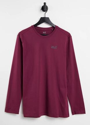 Лонгслив jack wolfskin essential longsleeve men5 фото