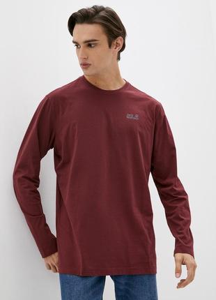 Лонгслив jack wolfskin essential longsleeve men