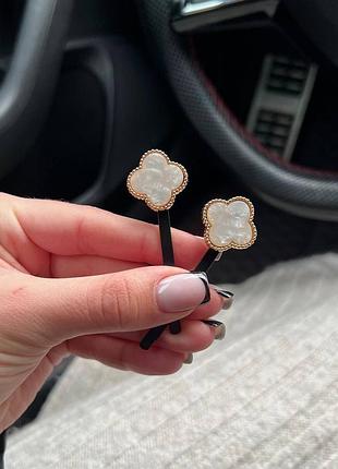 Заколки клевер конюшина