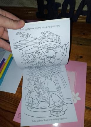 Набор для творчества принцессы раскраски активные книжечка