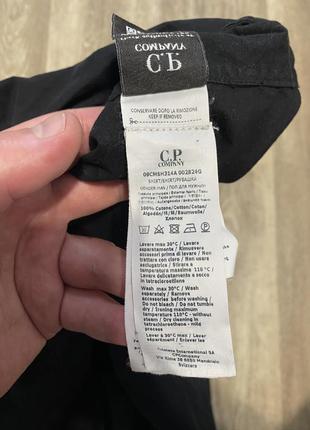 Овершот сорочка cp company gabardine zipped shirt7 фото