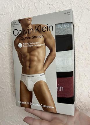 Комплект чоловічих трусів calvin klein. оригінал. чорні труси.