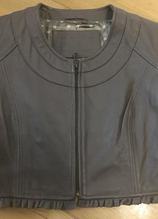 Кожаный пиджак vila р.s3 фото