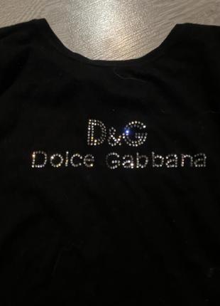 Кофта  лонгслів джемпер брендова dolce gabbana d&g2 фото