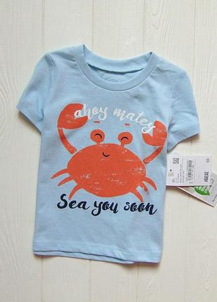 C&a. розмір 9-12 місяців, ріст 80 див. нова яскрава футболка для хлопчика