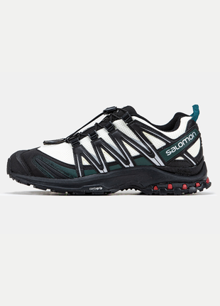 Мужские кроссовки salomon xa pro 3d black green white