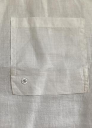 Нові широкі палаццо білі лляні штани льон 💯 atmosphere uk 14(42)5 фото