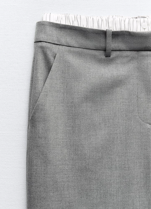 Меди юбки с двойным поясом zara xs, s, m, l, xl6 фото