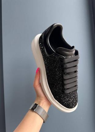 Кроссовки alexander mcqueen luxury svarovski black 36-41