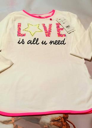 Лонгслів для дівчинки.