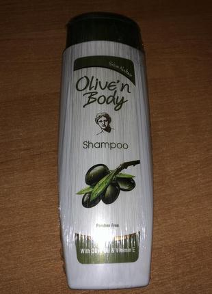 Шампунь для волос с оливковым маслом olive’n body1 фото