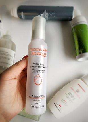 Зволожуючий спрей для обличчя bioaqua water spray fountain spray