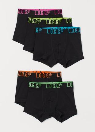 12 - 14 лет 158 - 164 см h&m новые фирменные трусики трусы боксеры боксеры мальчику комплект 5 пар