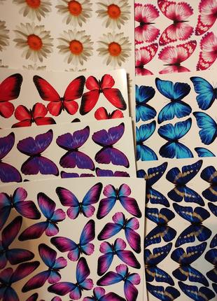Ефектний букет з метеликів 101шт (фіолетовий)5 фото