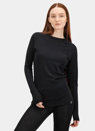 Термокофта neomondo ladies undershirt black 70% wool - 30% pes