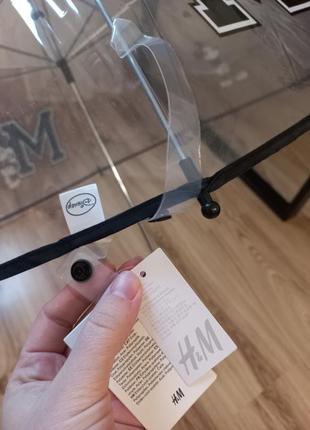 Стильный прозрачный зонт зонтик с mickey mouse от h&amp;m5 фото