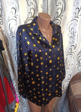 Жіноча піжамна атласна сорочка marlon2 фото