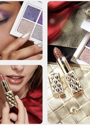 Kiko holiday première made to shine makeup gift set (тіні + помада)