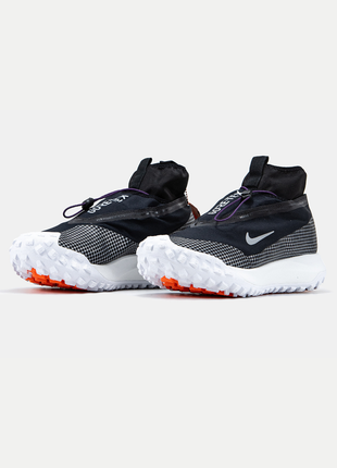 Мужские треккинговые кроссовки nike acg mountain fly gore-tex black white