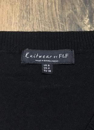 Фірмова брендова кофта светр світшот 3/4 рукава джемпер f&f3 фото