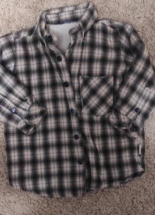 Тепла стильна сорочка