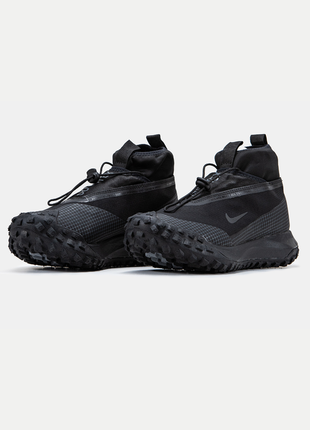 Мужские треккинговые кроссовки nike acg mountain fly gore-tex black