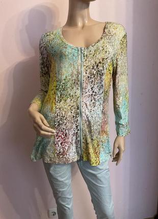 Вискозный кардиган- блузка/xl/ brend eva&amp; glaudi